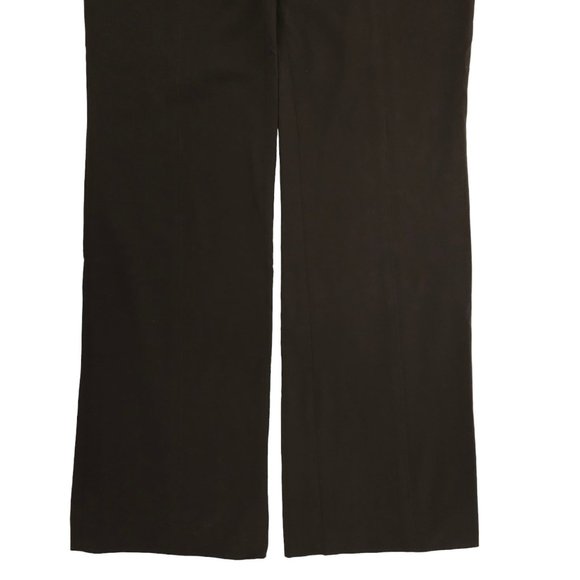 Nine West Essentials Pants Womens Sz 2 Stretch Mid Rise Flat Front Espresso NEW - Picture 12 of 12